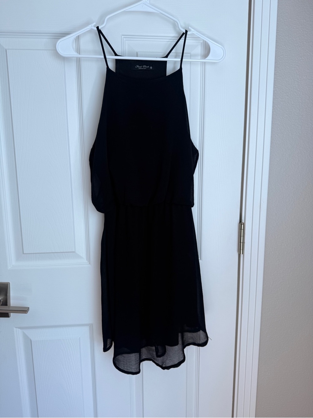 Black Sleeveless Halter Dress - Final Touch